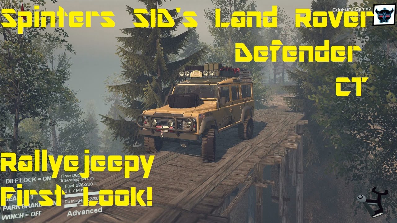 Spintires SID's Land Rover CT On Rallyejeepy (Hardcore Mode)
