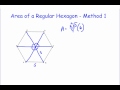 Area of Regular Polygons (Part 4) - Regular Hexagons - YouTube