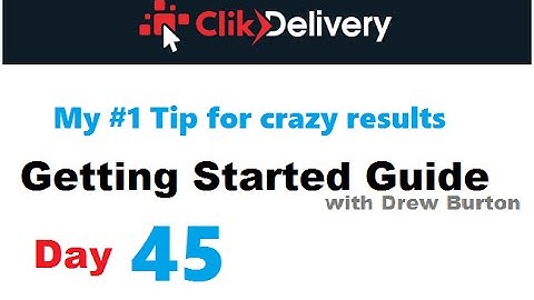 ClikDelivery review day 45 2016 Click Delivery calculator with Drew Burton