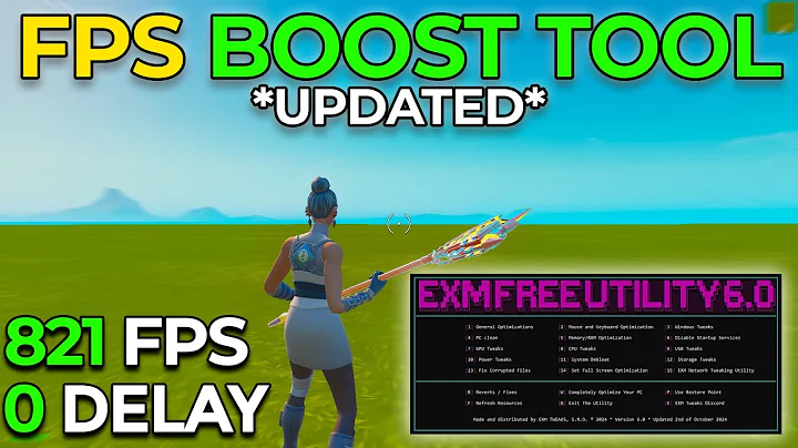 *ULTIMATE* Fps Boost Tool 🔧(Boost Fps, Lower Input Delay & Latency)