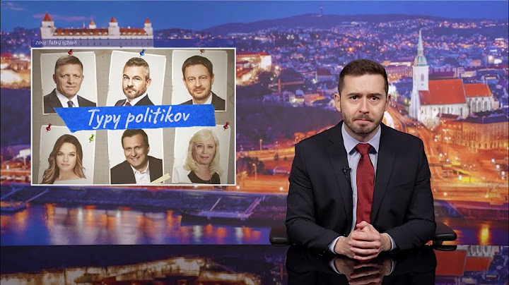 👔 Ťažký týždeň: Typy politikov | Aktuality