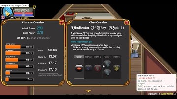 aqw vindicator of they class