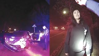 Drunk Woman WRECKS 2 Cars After Leaving Moose Lodge in Lacey Township, NJ