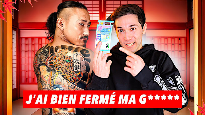 Je vous révèle ce qui s'est réellement passé avec le yakuza