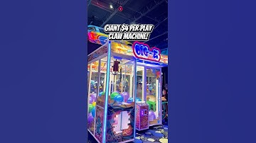 Giant $4 Per Play Claw Machine!