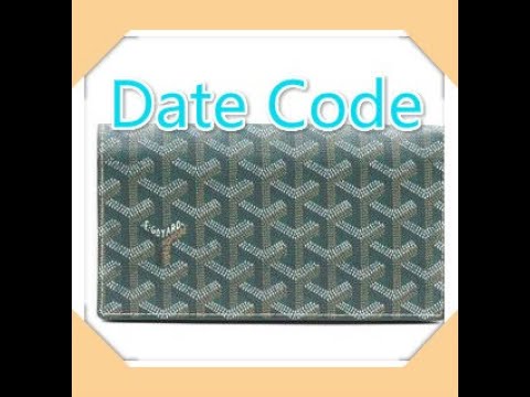 goyard card holder serial number