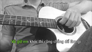 Video thumbnail of "Karaoke Tình Đầu & Hongkong1 (Beat Guitar Tone Nữ thấp) - Tăng Duy Tân & Nguyễn Trọng Tài"