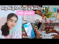 📙🌙My Night Study Routine | A Productive Evening as a 10th Grade Student🌸📖| Homework, Notes & Reading