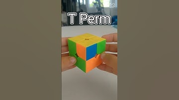 J Perm vs T Perm on 2x2 #shorts (suspense)