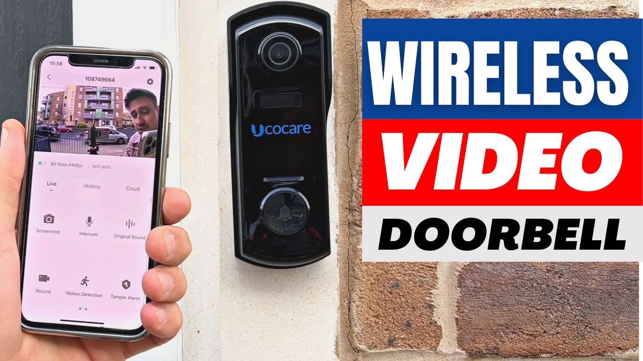 Wireless Video Doorbell, Doorbell Camera With Chime (P4) – ucocare