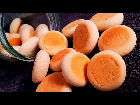 Corn Flour Mini Milk Cookies Without Oven | Eggless Cookies | Biscuit Recipe without Oven