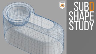 Hard Surface Modeling TUTORIAL - Subd Shape Study by Josh Gambrell 10,110 views 4 months ago 16 minutes