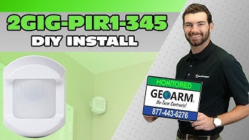 2GIG-PIR1-345: Go!Control DIY Installation