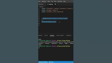 How to merge multiple list into single list ? #python  #programming  #coding #shorts