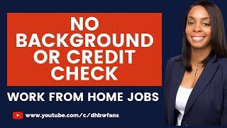 40 Work from Home Jobs. No Background or Credit Check! Profile