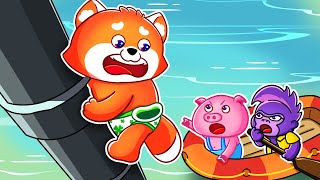 Police Rescue In Flooded Roads Song Kids Songs & Nursery Rhymes For Baby By Lucky Zee Zee