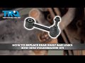 How to Replace Rear Sway Bar Links 2010-2014 Volkswagen GTI