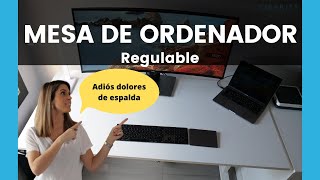 MESA de ORDENADOR REGULABLE en Altura 💻 ¿Por qué es la mejor? ¡Review!