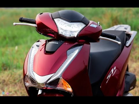 CuongMotor - Chi tiết Honda SH 150i ABS 2017 màu đỏ giá 110 triệu - YouTube