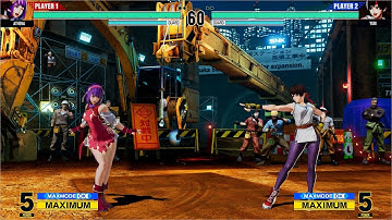 Athena Asamiya vs Yuri Sakazaki (Arcade AI) KOF XV