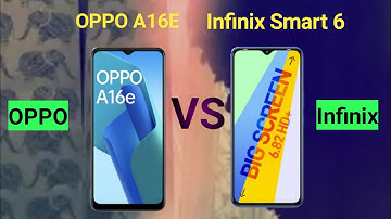 Oppo A16E VS Infinix Smart 6 || Full Comparison || Full Specifications