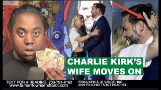 ERIKA KIRK & JD VANCE HUG 2025 PSYCHIC TAROT READING | CHARLIE KIRK, SECRET LOVERS, MOURNING, TRUMP