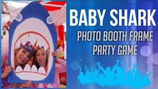 BABY SHARK photo booth frame 🦈 Baby Shark party game screenshot 5