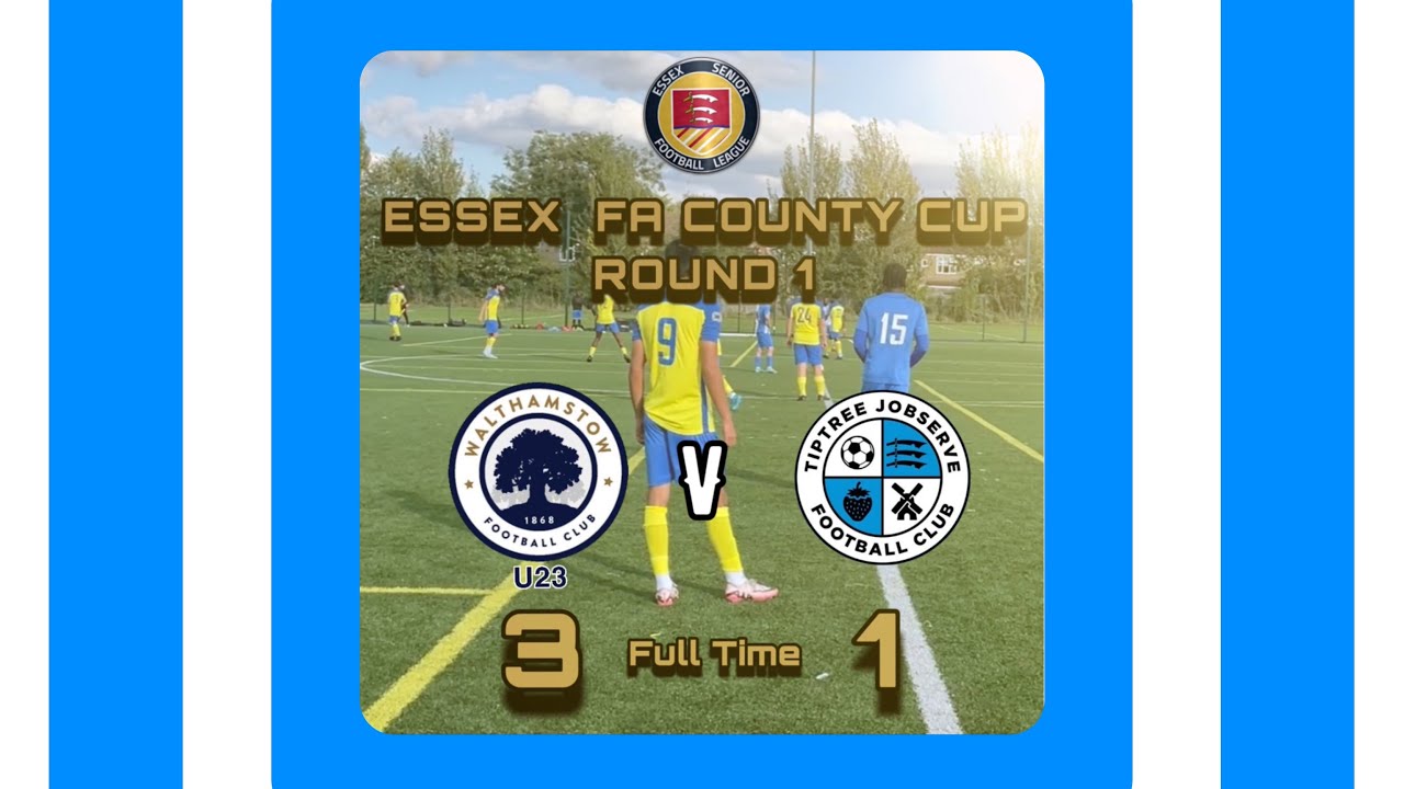 Walthamstow U23 v Tiptree Jobserve FC- Essex FA County Cup- Round 1: 05.10.24