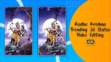 Radha Krishna Trending 3d Status Video Editing | Alight Motion Video | Radha Krishna status Editing