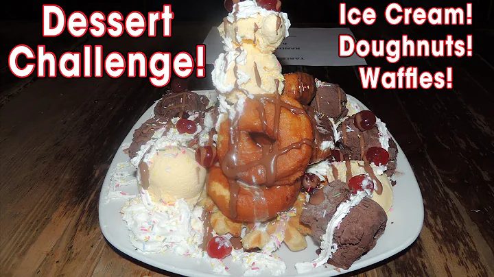 Sweet Dessert Challenge w/ Waffles, Donuts, & Ice ...