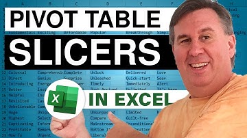 Excel - Using Slicers to Filter Pivot Tables - Episode 1211.304