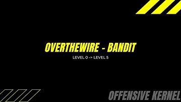 OverTheWire | BANDIT | LEVEL 0 - LEVEL 5