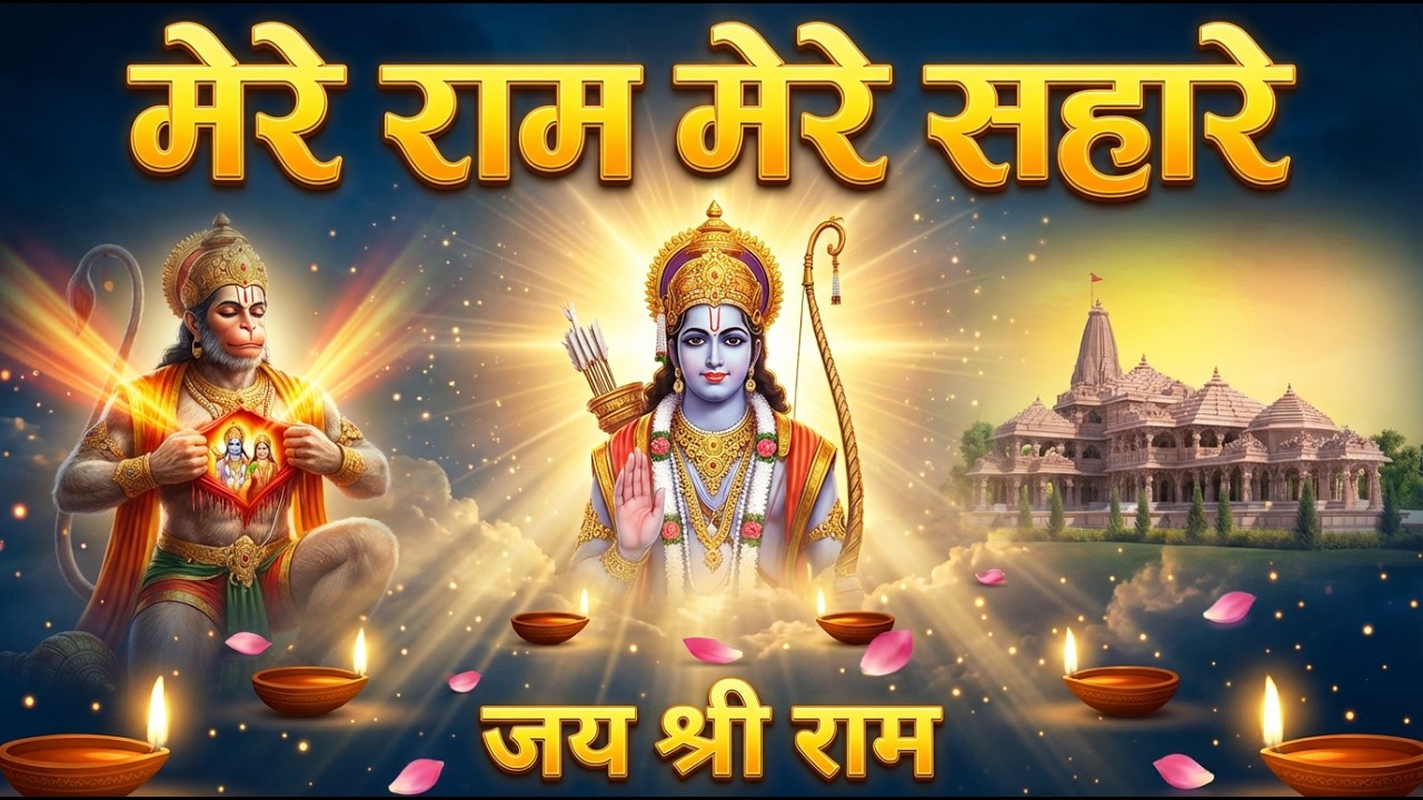 मेरे राम मेरे सहारे 🙏 | Heart Touching Ram Bhajan | Peaceful Shri Ram Devotional Song 2026