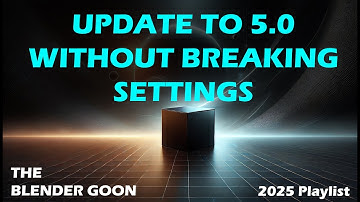 Updating to Blender 5.0