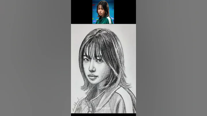 How to draw Player 222 (jun-hee) #squidgame3 #player222 #sketch #tutorial