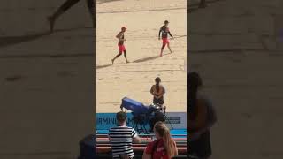 Canada and England enter the beach - Commonwealth Games 2022 Beach Volleyball