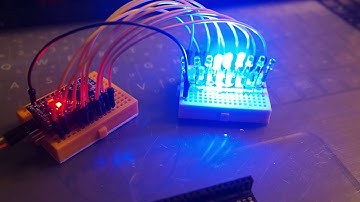 Arduino pro mini ナイトライダー回路