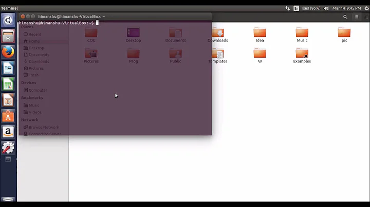 Create shared folder in ubuntu( Virtualbox) On Windows 8.1