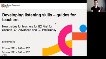 Developing English listening skills - B2 First for Schools, C1 Advanced and C2 Proficiency