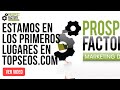 Prospect factory ocupa los primeros lugares en topseos com  prospect factory