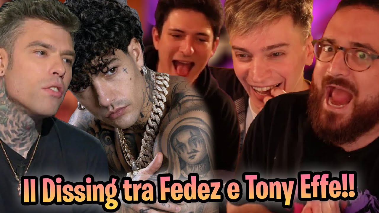 Croix89, Sdrumox e Ciccio reagiscono a TUTTO IL DISSING FRA FEDEZ E TONY EFFE