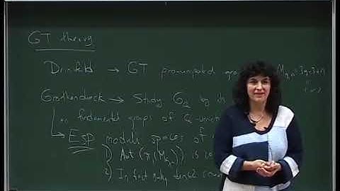 Prof. Leila Schneps | Relations between multi-zeta values and Grothendieck-Teichmueller theory