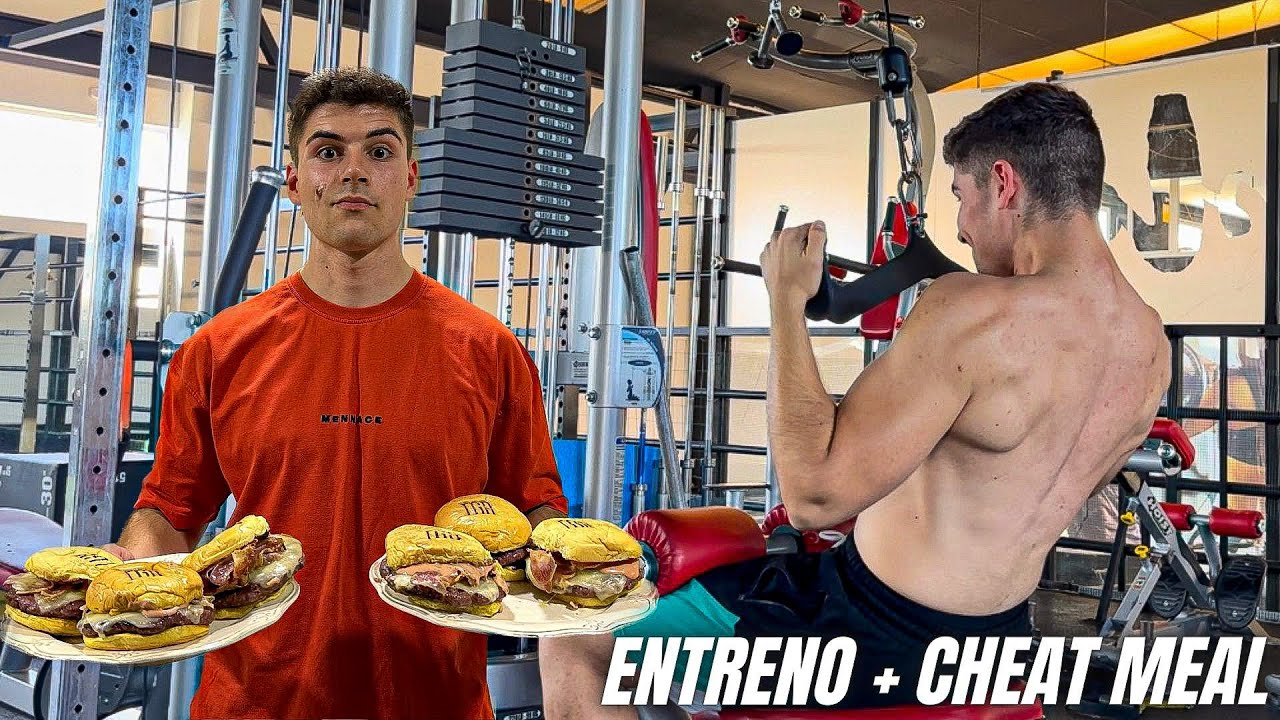 ME GANÉ EL CHEAT MEAL *ENTRENO DE TORSO + CHECK* - YouTube