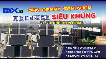 Dàn array sân khấu Qha kara210 siêu khủng về với khách An Giang - LH: DX AUDIO 0913456172