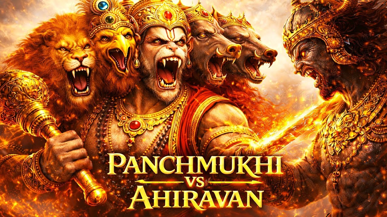 The Legend of Panchmukhi Hanuman - The God Who Defeated Darkness #Hanuman