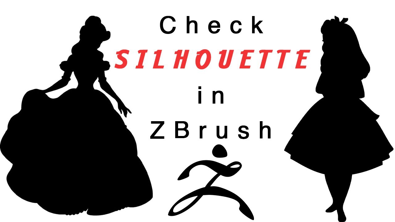 silhouette zbrush