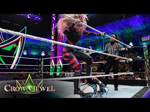 Asuka & Alexa Bliss send Damage CTRL flying from the ring: WWE Crown Jewel (WWE Network Exclusive)
