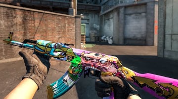CS2 AK-47 | B the Monster - Skin showcase Factory New [4K60FPS]