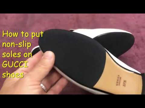 Gucci! !shoe repair! !sole !guard! tay shoe repair - YouTube