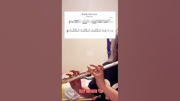 Thumbnail of Rondo alla turca | sped up| flute tutorial |sheet music